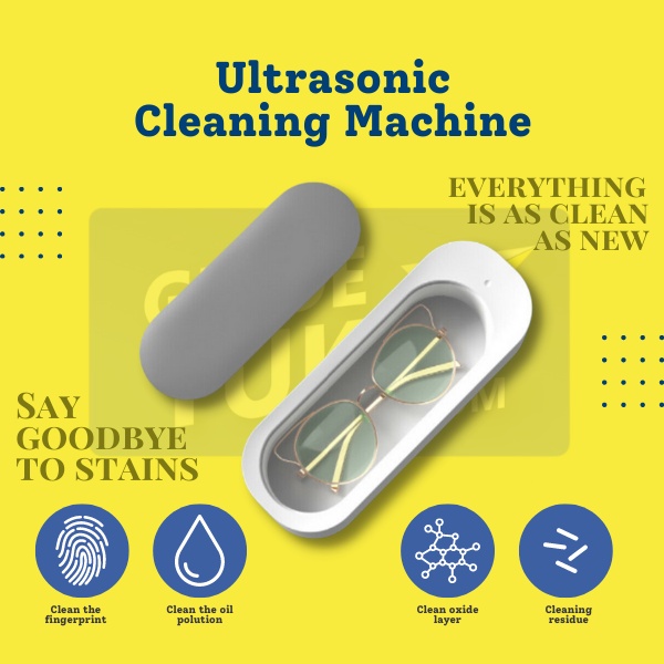 Ultrasonic Cleaning Machine / Mesin Pembersih Kacamata / Pembersih aksesoris