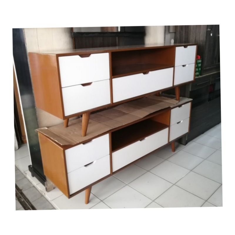 Rak Tv retro Minimalis multiplex / Buffet Tv minimalis / Meja Tv