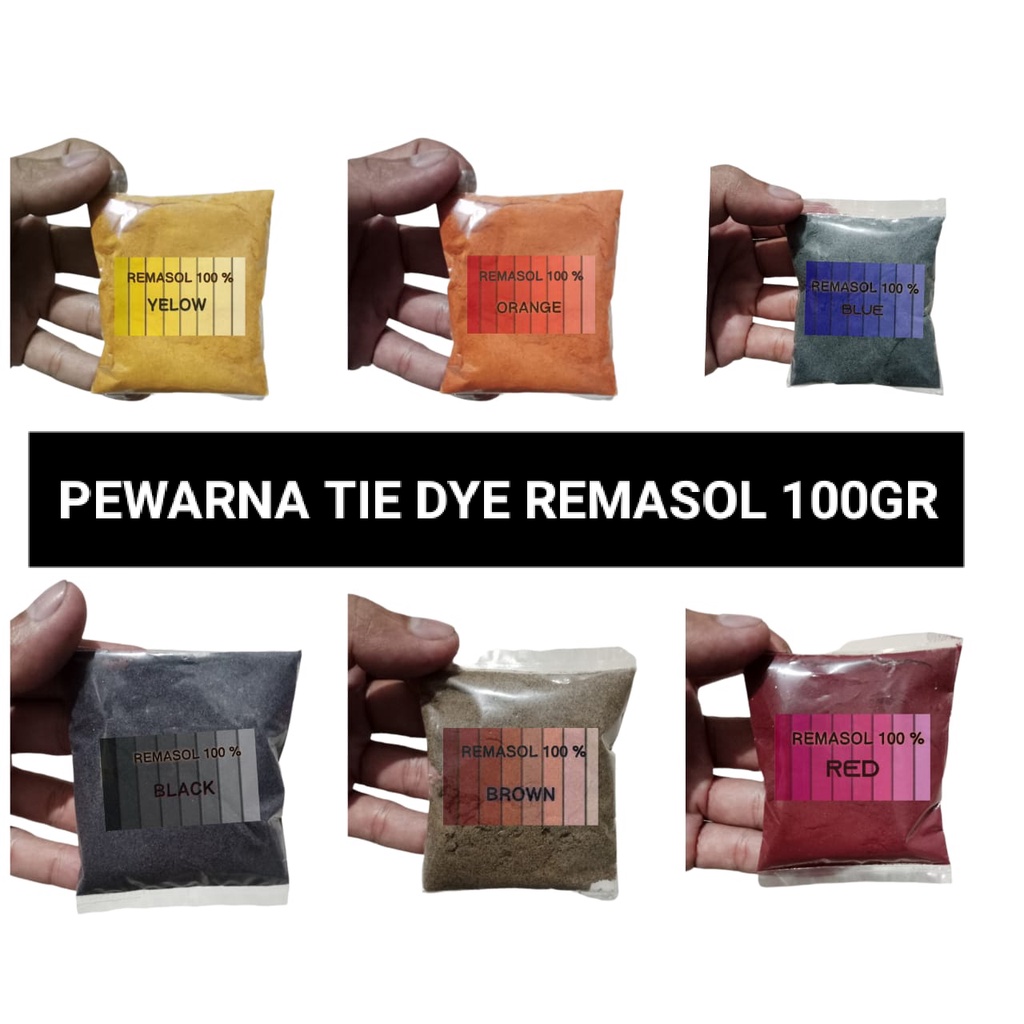 

REMASOL (100GR)PEWARNA BATIK TIE DYE SHIBORY ORIGINAL