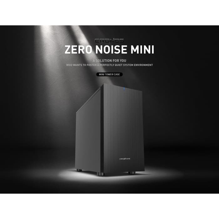 ABKONCORE CRONOS ZERO NOISE MINI PREMIUM GAMING MIDDLE ATX CASE