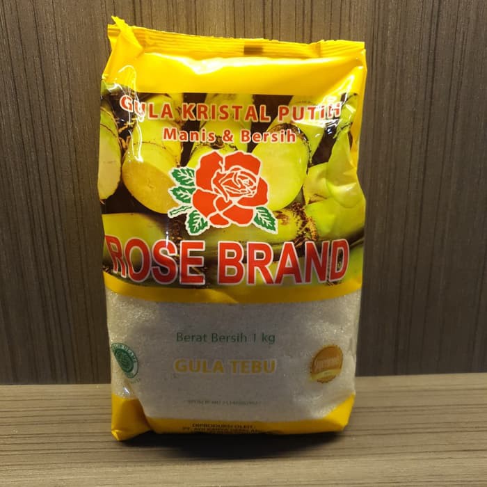 

Rose Brand Gula Tebu Gula Kristal Putih Manis & Bersih HALAL 1 Kg