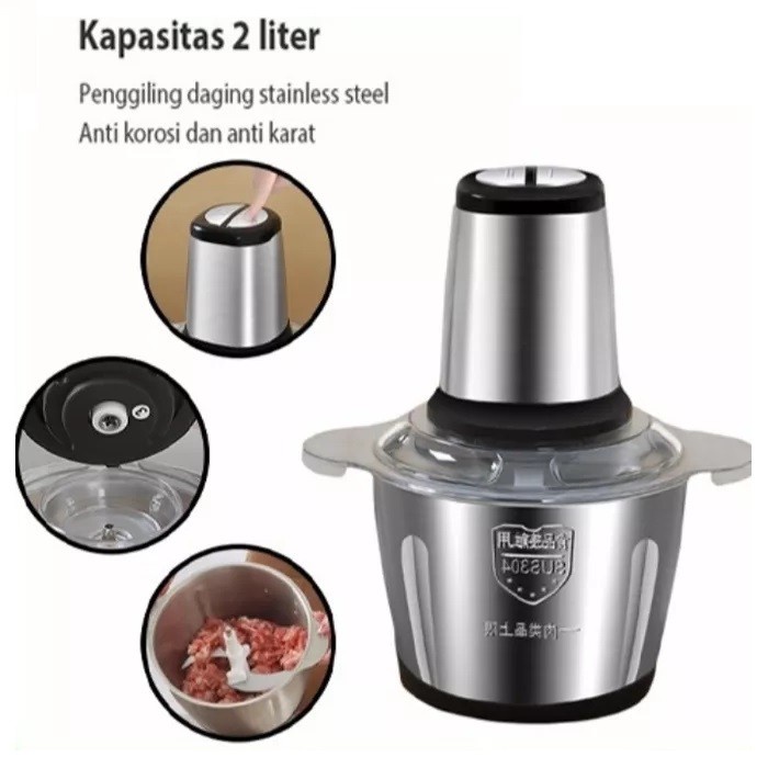 Blender Daging Stainless Steel 304 Portable Royal 118