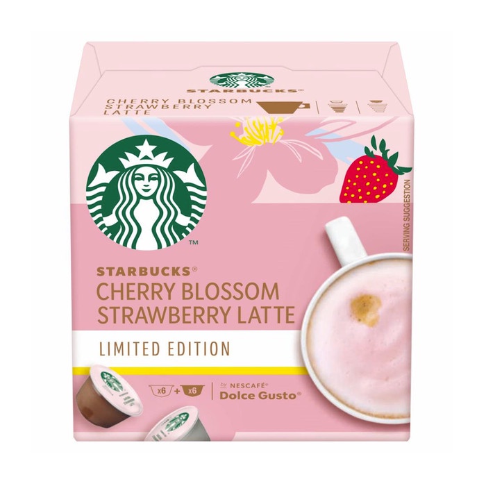 

(BISA COD) Dolce Gusto Starbucks Cherry Blossom Strawberry Latte Capsules