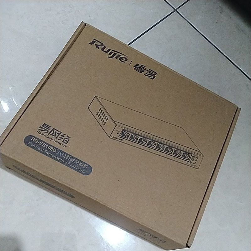 SWITCH HUB 8PORT RUIJIE BESI (NON GIGABIT)