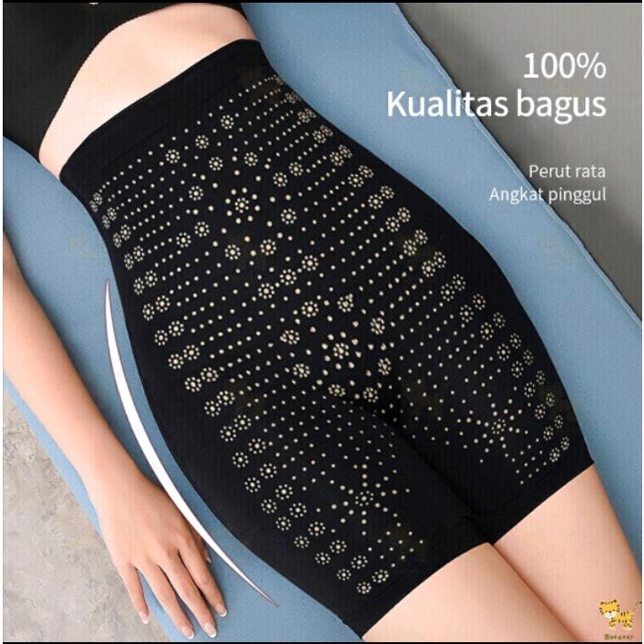 [ IMPORT ] Infrared Korset Celana Pengancang Pantat Korset Pengecil Perut Buncit Wanita Slimming Pants