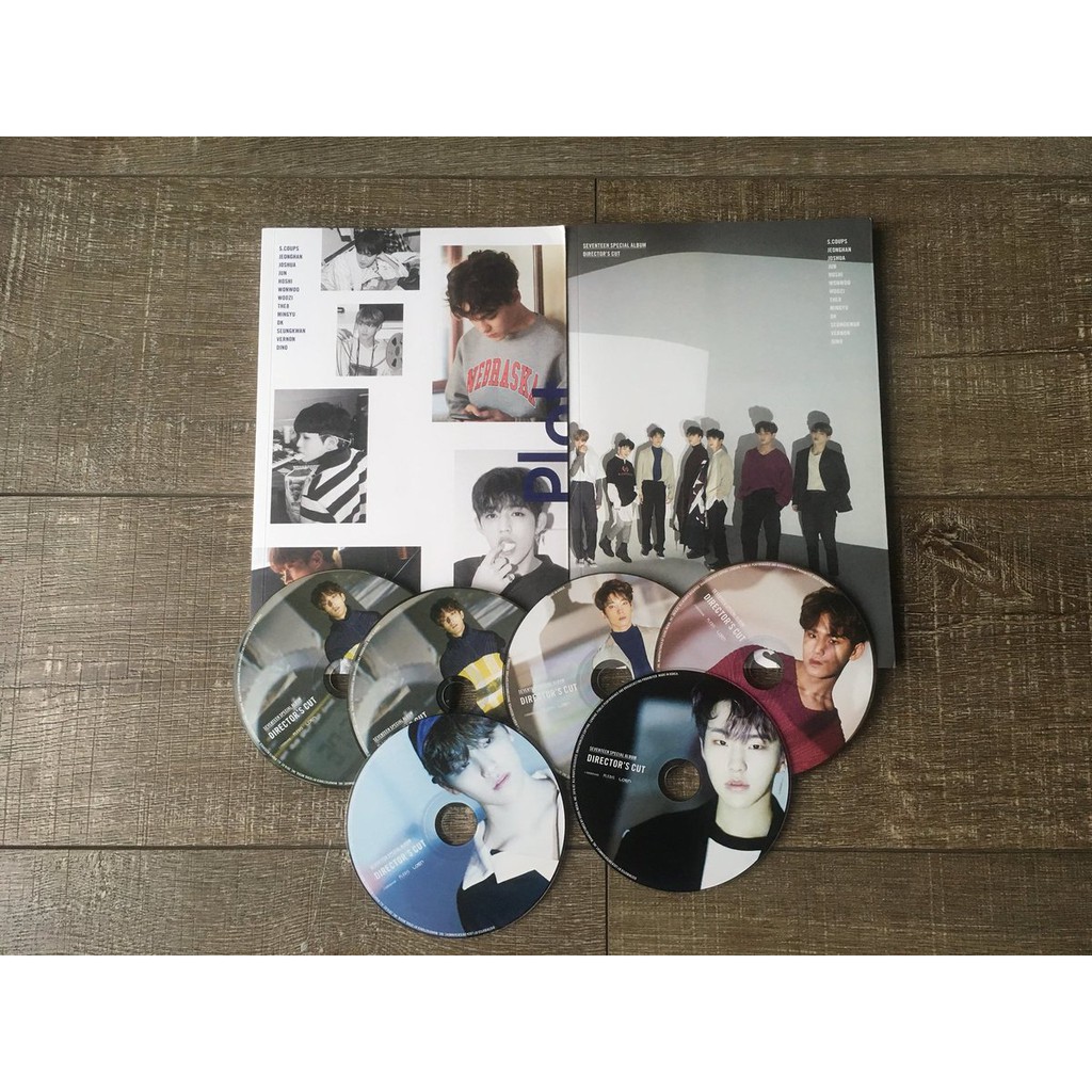 SEVENTEEN DIRECTOR'S CUT ALBUM ONLY WITH MINGYU WONWOO DK HOSHI DINO CD PLATE