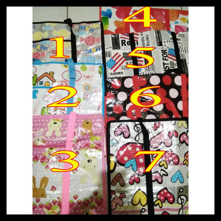 Tas Belanja Kantong Karung Plastik Serbaguna Besar Shopping Bag 207Ab