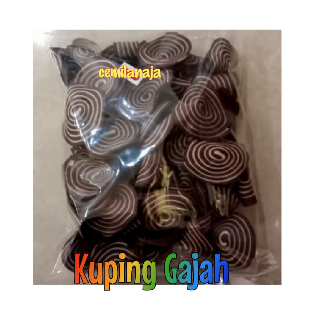 

CEMILAN JADUL KUE KUPING GAJAH COKLAT 250 GR