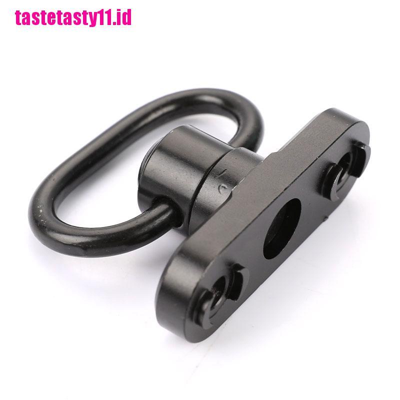 (TTID) Qd Sling Swivel Stud Mount Adapter Rail Quick Release Untuk Senapan