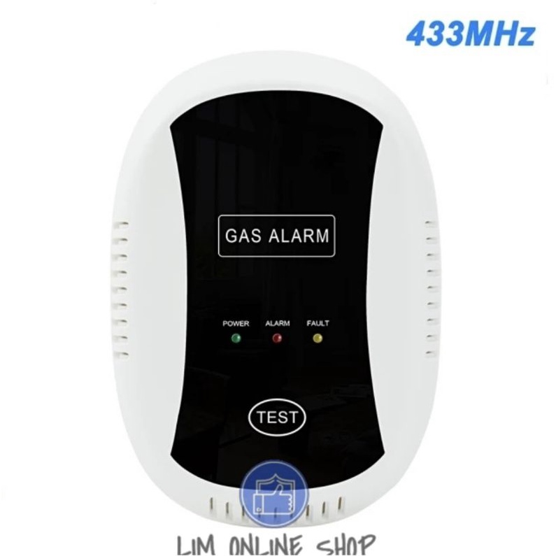 SMART SENSOR GAS LEAK DETECTOR LPG 433MHZ ALARM ALAT PINTAR PENDETEKSI DETEKSI KEBOCORAN DAPUR