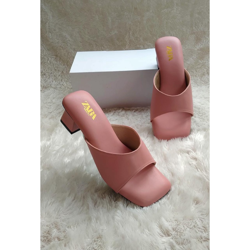 SANDAL WANITA HEELS ZARRA TERBARU BY KOMERASHOP