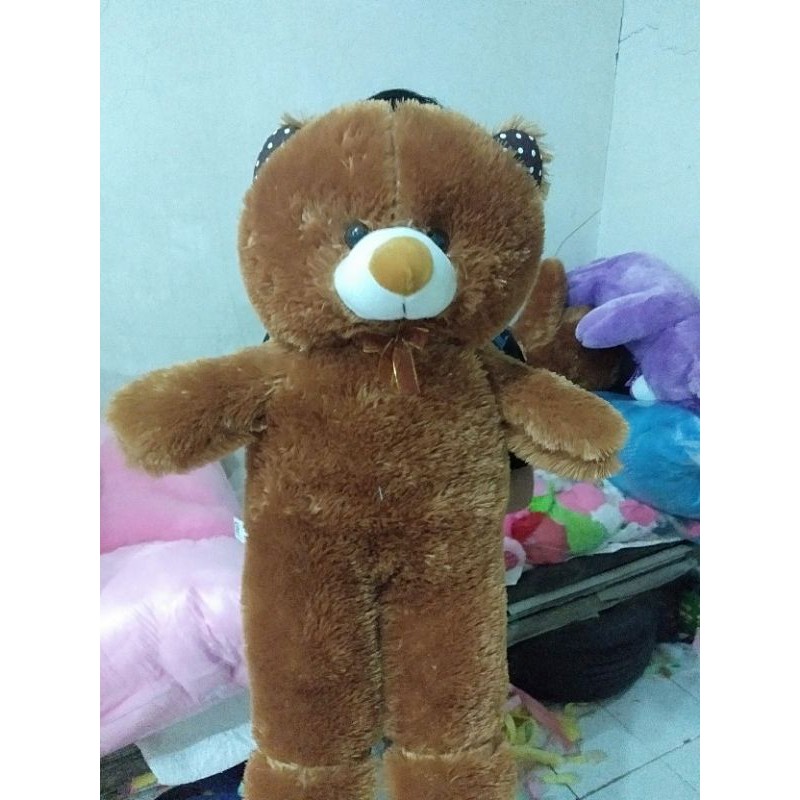 boneka beruang polos size XL 65cm