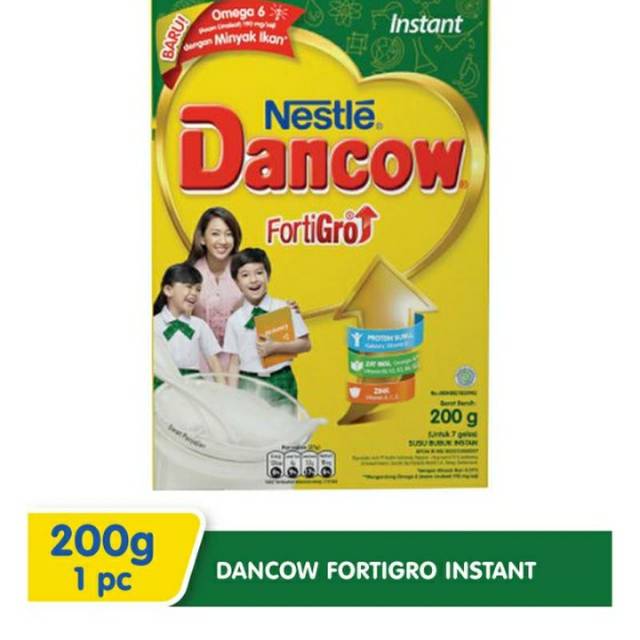 

Dancow Fortigro Susu Bubuk Instant Box 200G