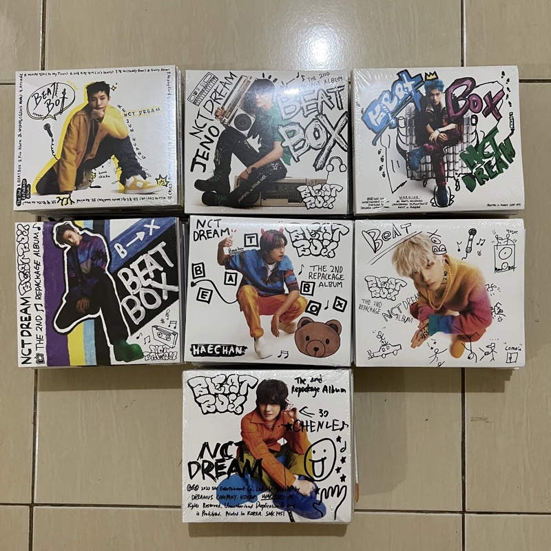 READY STOCK NCT DREAM 2022 REPACKAGED ALBUM "BEATBOX" - DIGIPACK VER
