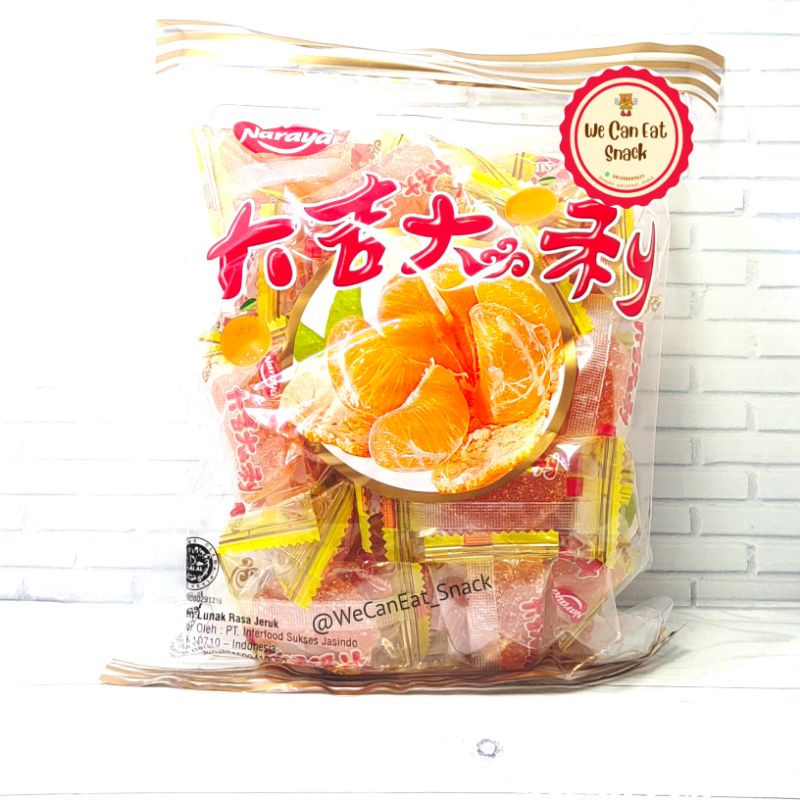 Jual Permen Naraya Jelly Jeruk Mandarin Orange Jelly Candy Shopee Indonesia 7056