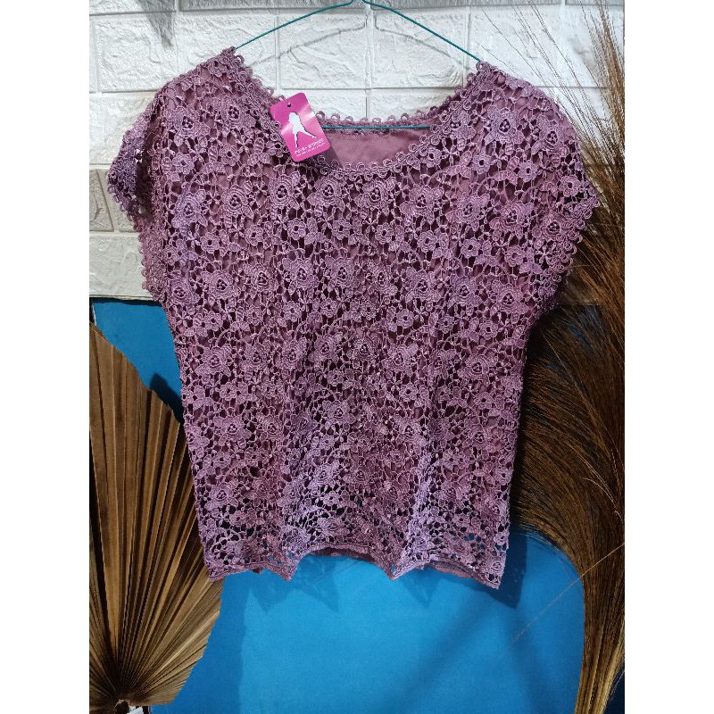 Blouse Brukat Import Branded No Reject