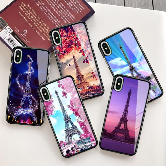 [P126] Menara Eiffel Case 2D for Oppo Vivo Xiaomi Realme Samsung Iphone