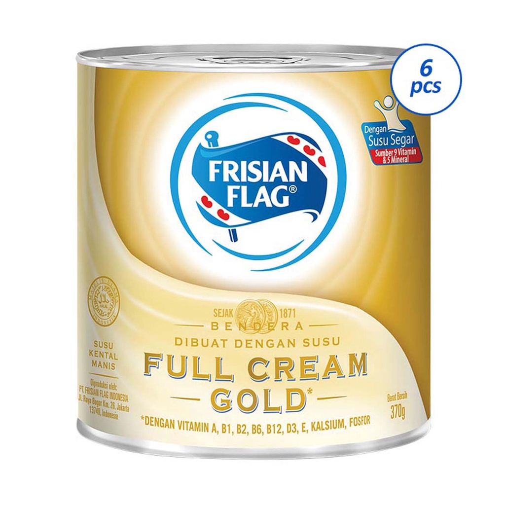 

Frisian Flag Gold Susu Kental Manis 370gr
