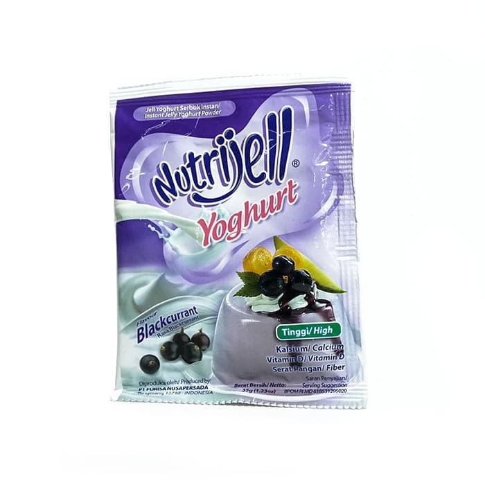 

Nutrijell Yoghurt Black Currant 35Gr