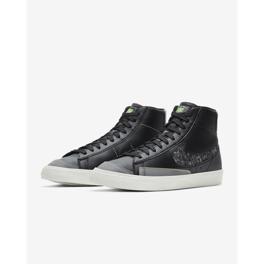 NIKE BLAZER MID 77 VINTAGE RECYCLED BLACK SMOKE GREY