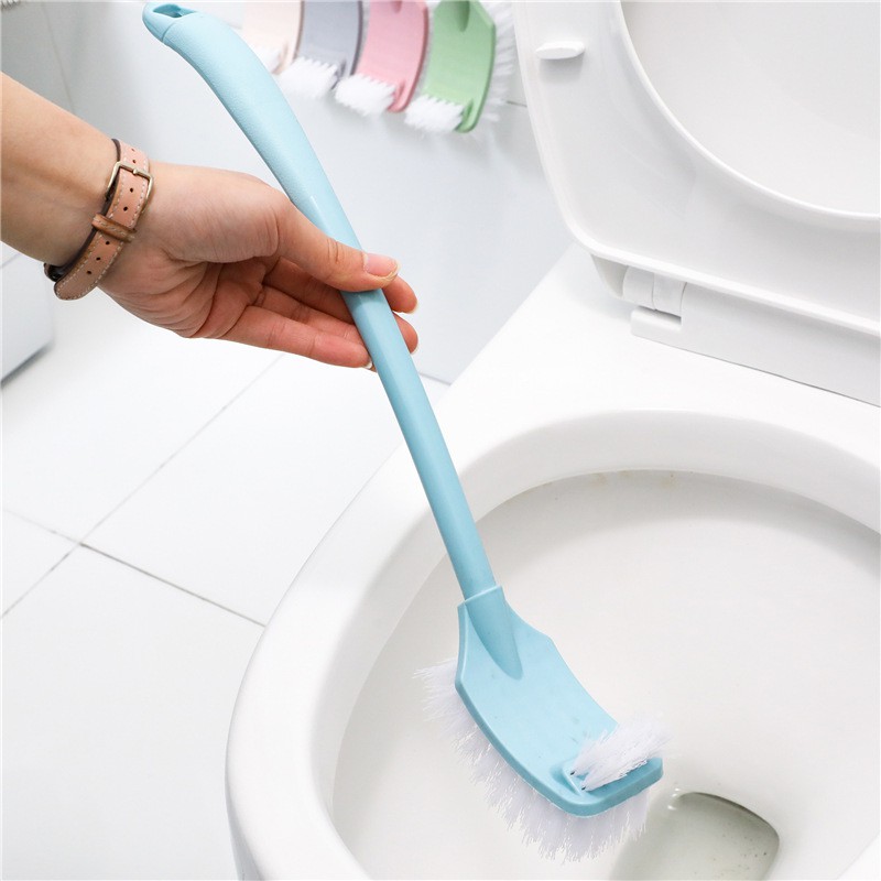 [CTSHOP]Sikat Kloset WC Lantai Toilet 2 Sisi Bulu Kamar Mandi Serbaguna +Tatakan / Brush Toilet Multifungsi