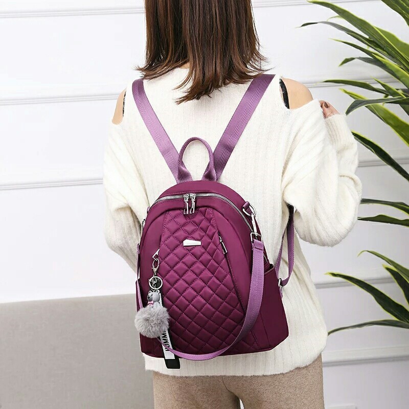 Tas gendong gandong punggung ransel backpack sekolah kuliah wanita cewe cewek perempuan 4.7