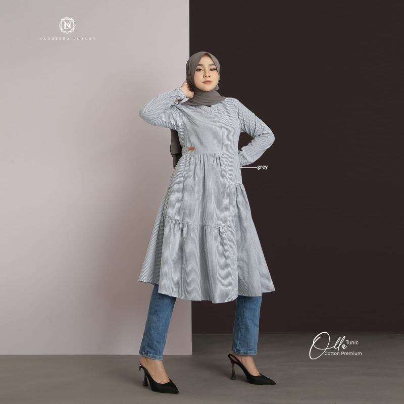 Tunik Cantik Olla Tunic by Nadheera Luxury