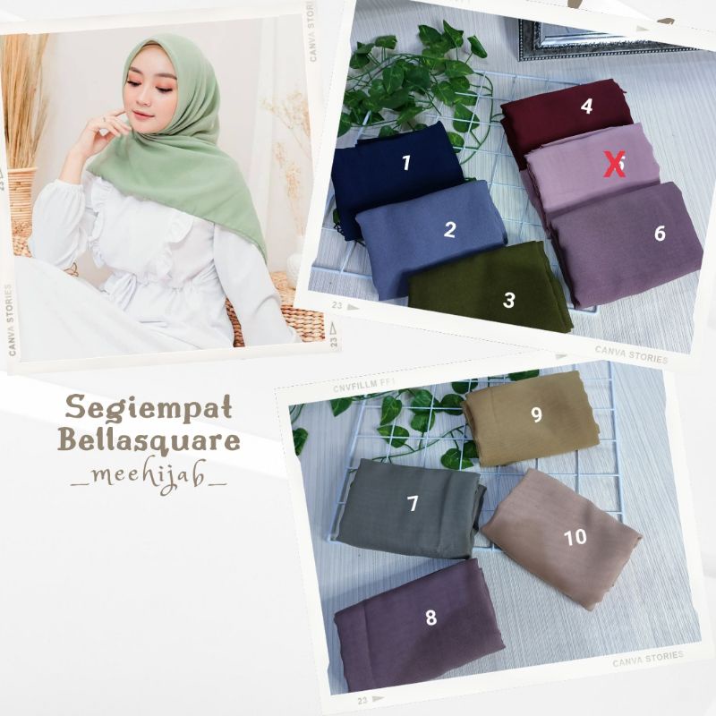 KADO JILBAB BELLASQUARE GIFTBOX HAMPERS HIJAB IN JAR HADIAH ULTAH CEWEK