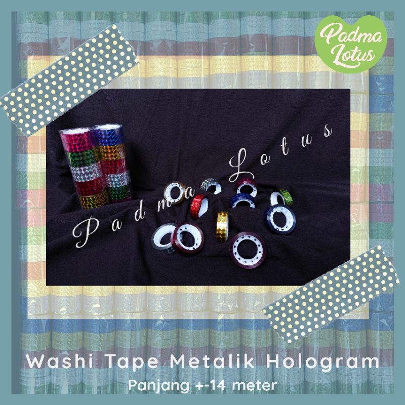 Washi Tape Hologram masking tape rainbow