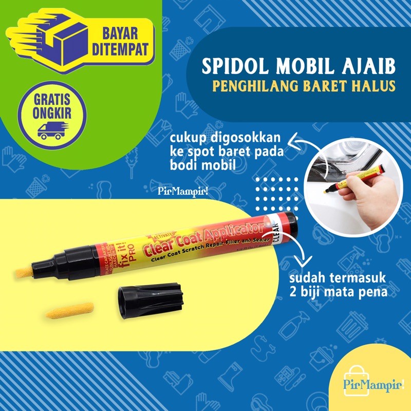 

FIX IT! PRO - Spidol Ajaib Penghilang Baret Goresan Lecet Cat Mobil Otomotif Jaminan 100% Ampuh