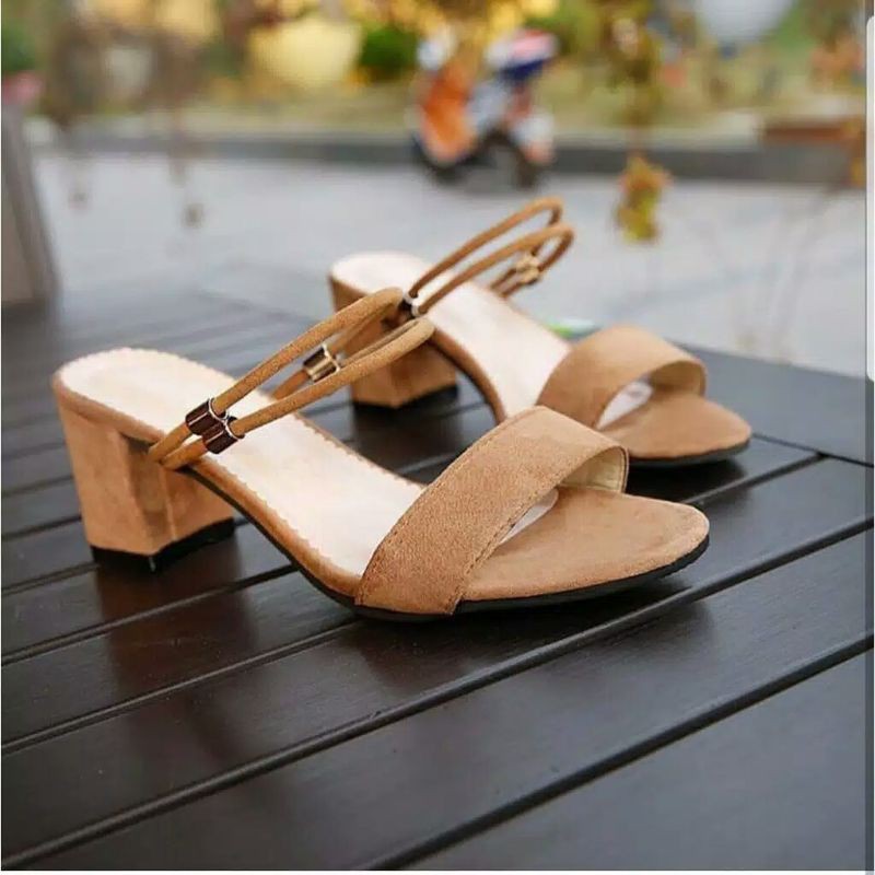 High heels wanita 4cm bandua tali