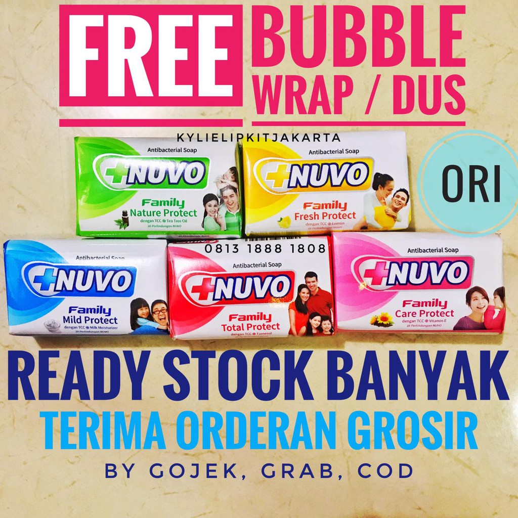 [PROMO] Sabun Nuvo 76 gr Batang Bar Soap Wings Family