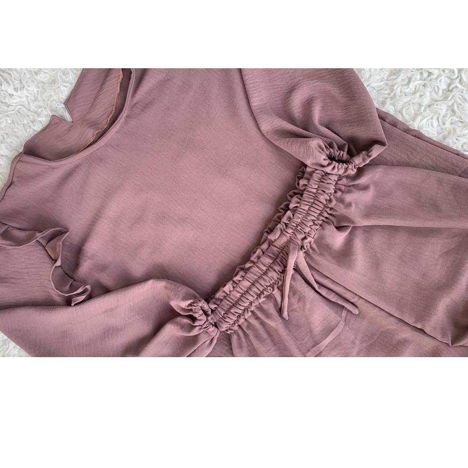 ♪ RUBY SET//SETELAN KULOT KRINKEL//OOTD KEKINIAN// SETELAN // SETELAN PALING BANYAK DI MINATI ➱