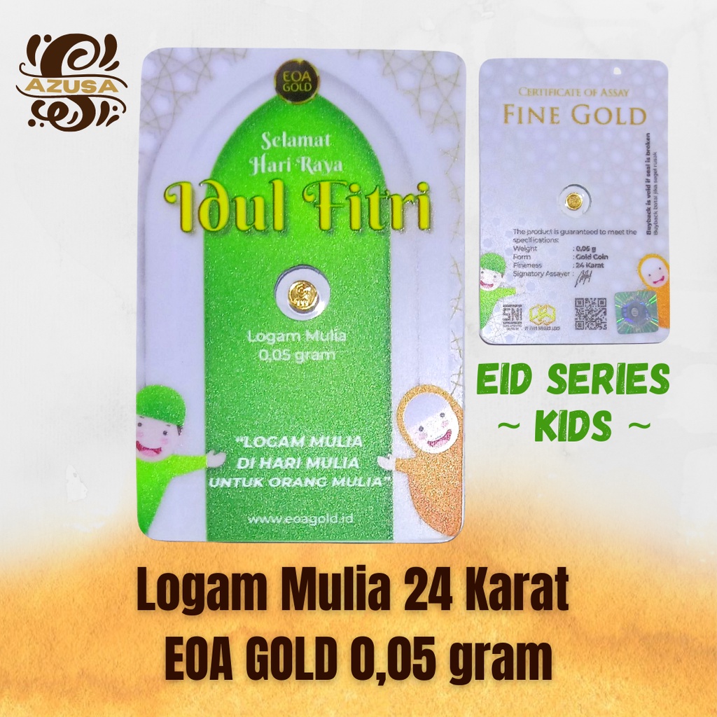 EOA Gold Emas Logam Mulia 24 Karat 0,05 gram/ Emas Batangan 24 Karat/ Emas Murni 24 Karat