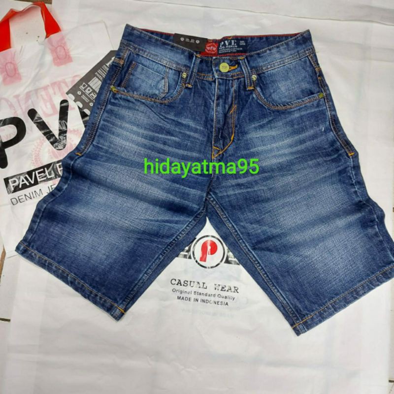 Celana pendek jeans PAVEL PREMIUM