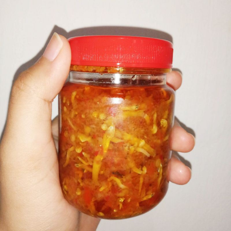 

SAMBAL UENAK 200ML - SAMBAL CUMI TERI JENGKOL AYAM PETE ORI IJO