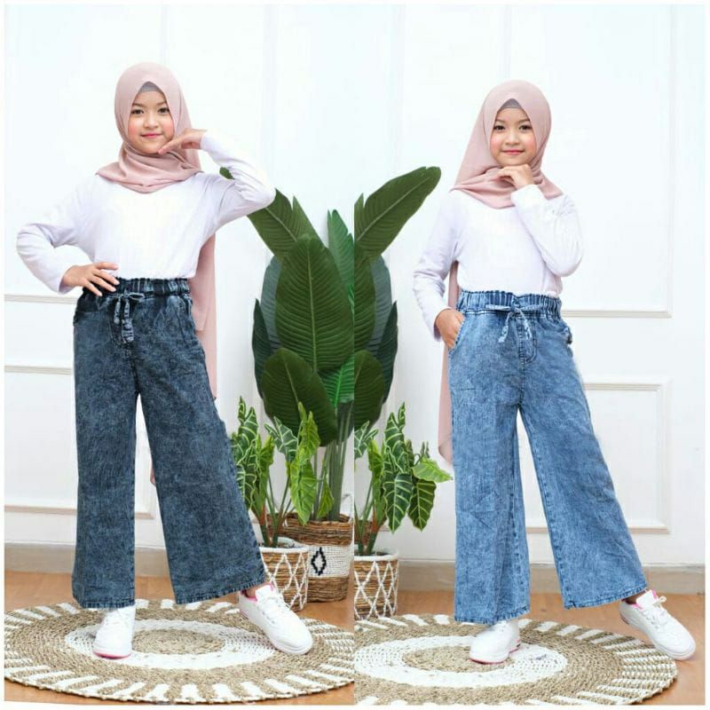 KULOT ANAK 8 - 14 TAHUN / KULOT JEANS ANAK PEREMPUAN