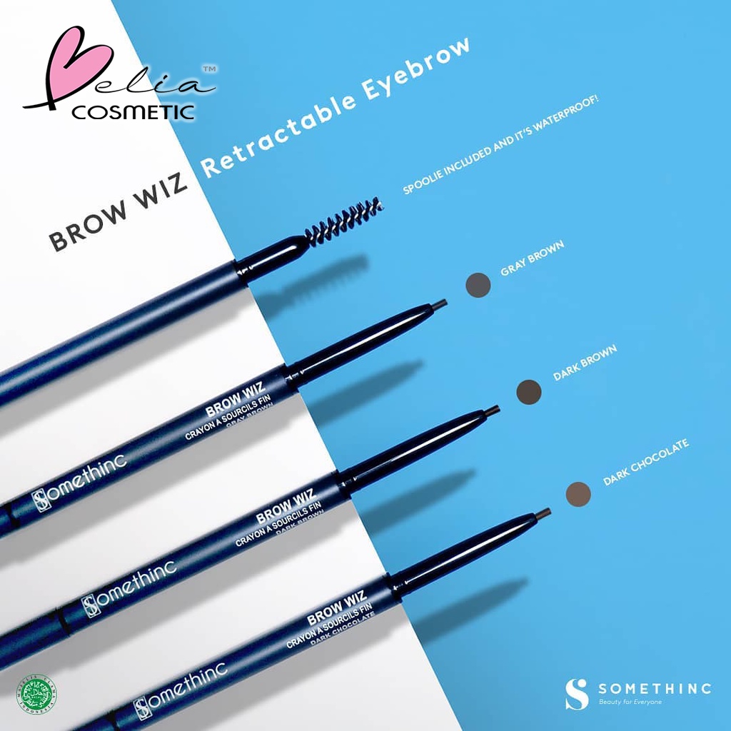 ❤ BELIA ❤ SOMETHINC Brow Wiz | Slim Eyebrow Pencil | BPOM | Pensil Alis