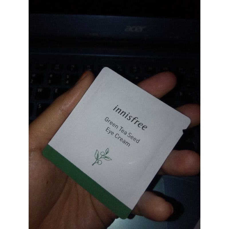 SAMPLE KIT SKINCARE INNISFREE GREEN TEA SEED EYE CREAM