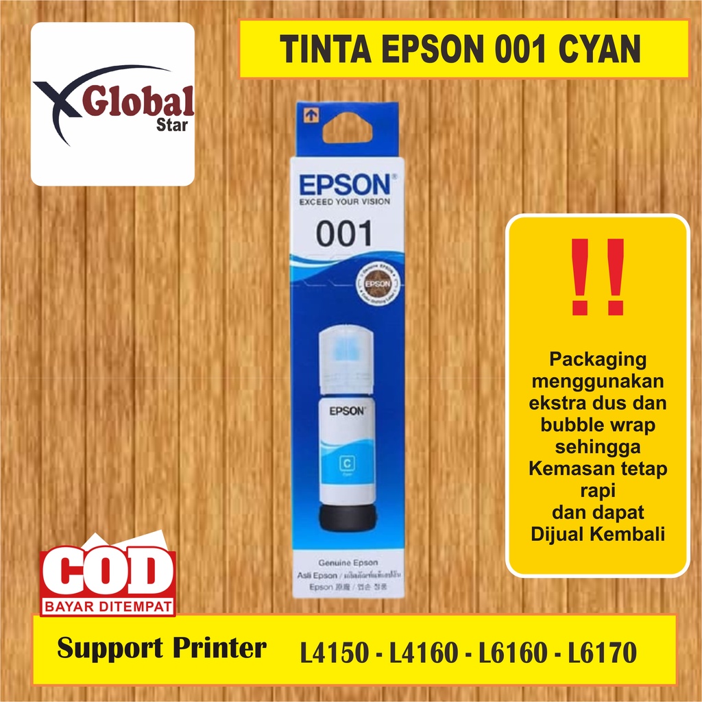 Tinta Epson 001 PREMIUM(COMPATIBLE) L4150 L4160 L6160 L6170 L6190-PCS