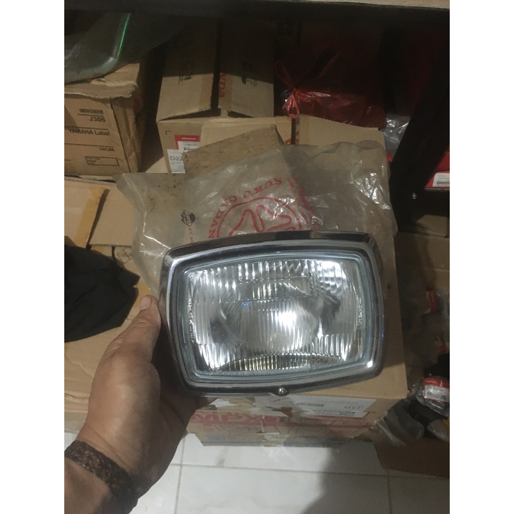 lampu depan honda win tua original
