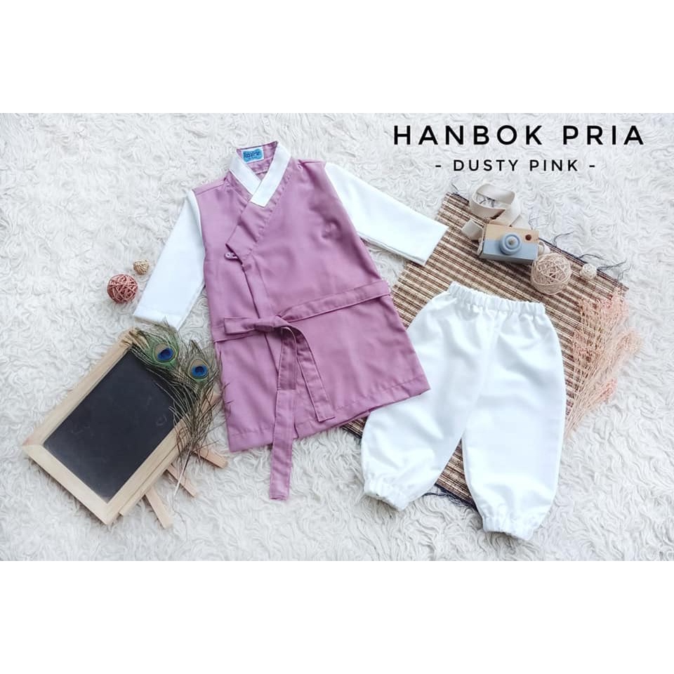 Hanbok Korea/Hanbok Pria/Kostum Foto Bayi/Kostum Foto Newborn/Baju Korea/Baju Korea Bayi/Baju Hanbok