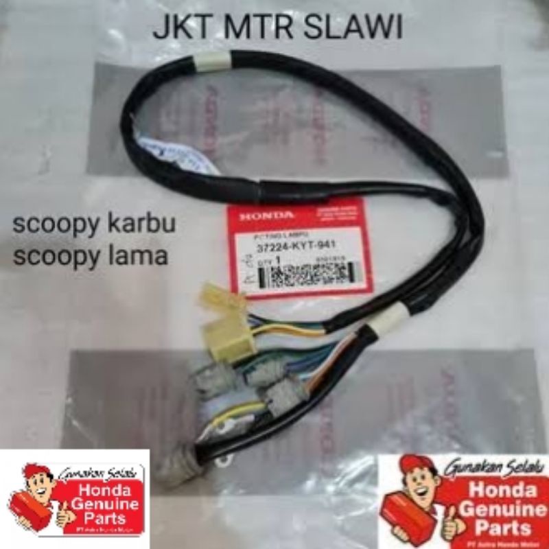 37224-KYT-901 fiting lampu soket lampu scoopy karbu scoopy pertama, lama ori honda