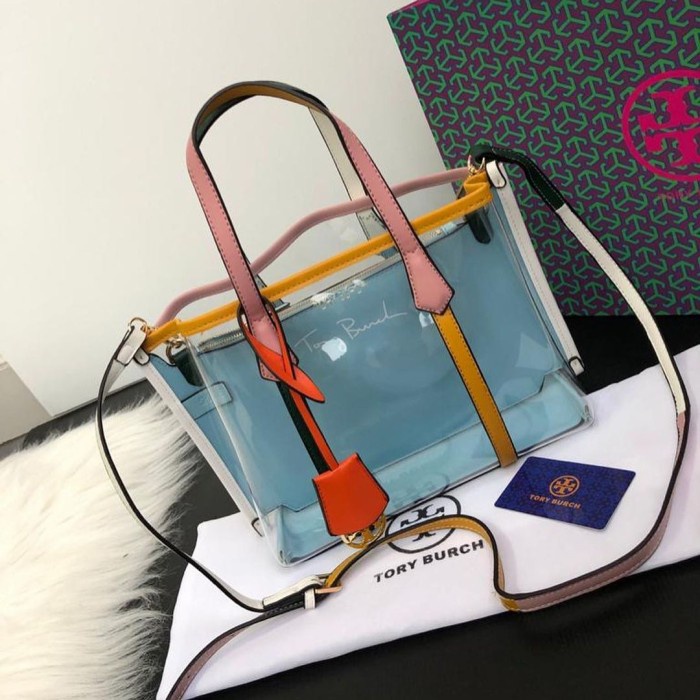 MURAH tas tory burch perry transparan bag