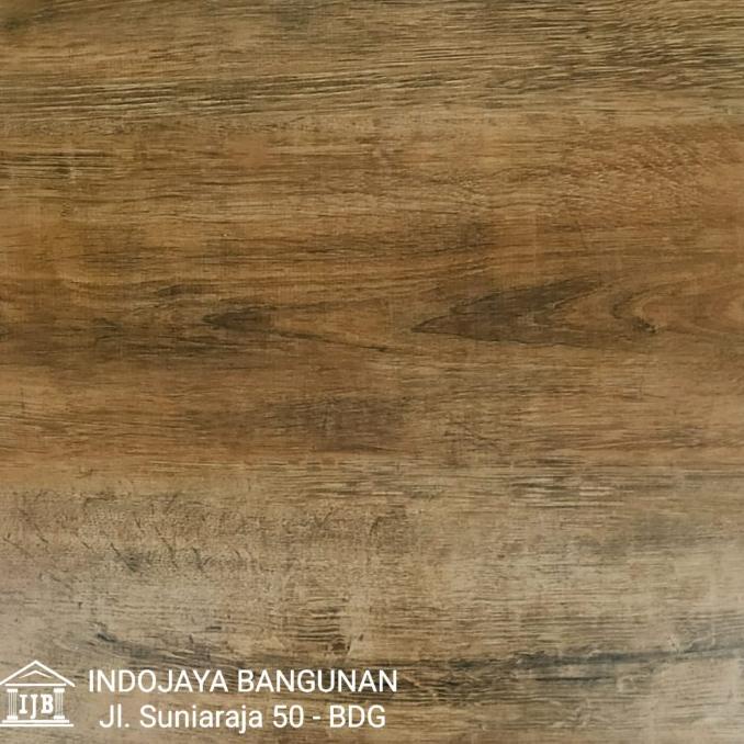 ___] Granit Matte Motif Kayu Coklat Abu Cream 60 X 60 Cm