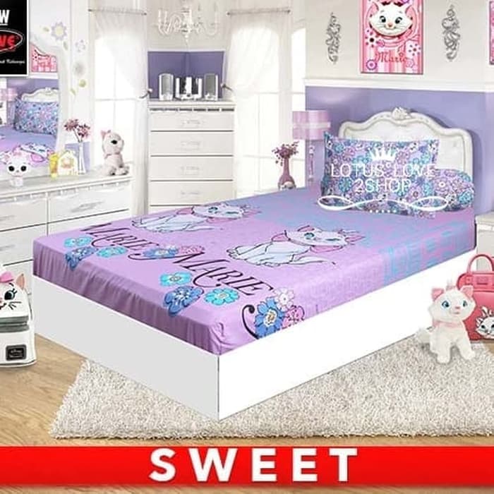 Sprei My Love Single 100x200 No 4 - Motif Karakter Sweet
