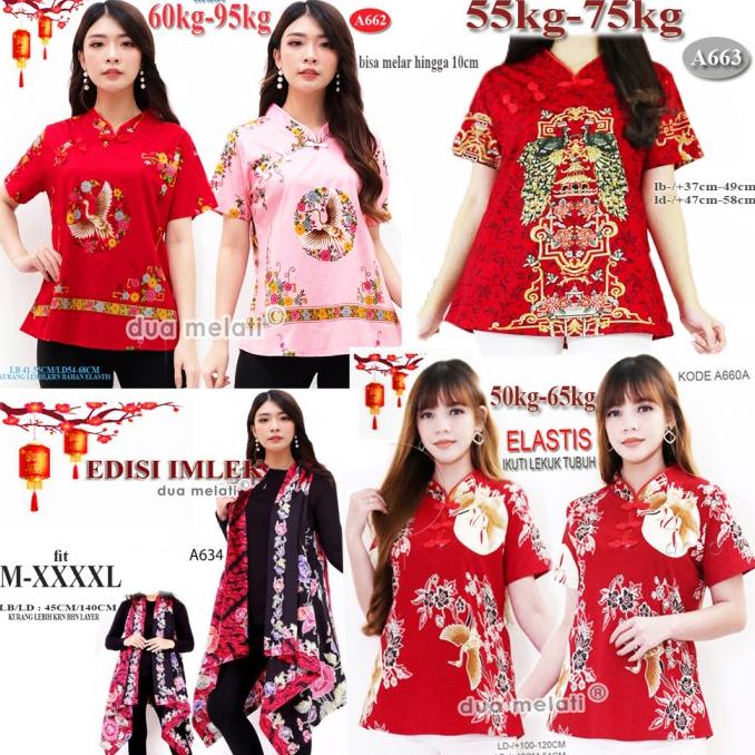 Baju Atasan Cheongsam Anak Perempuan