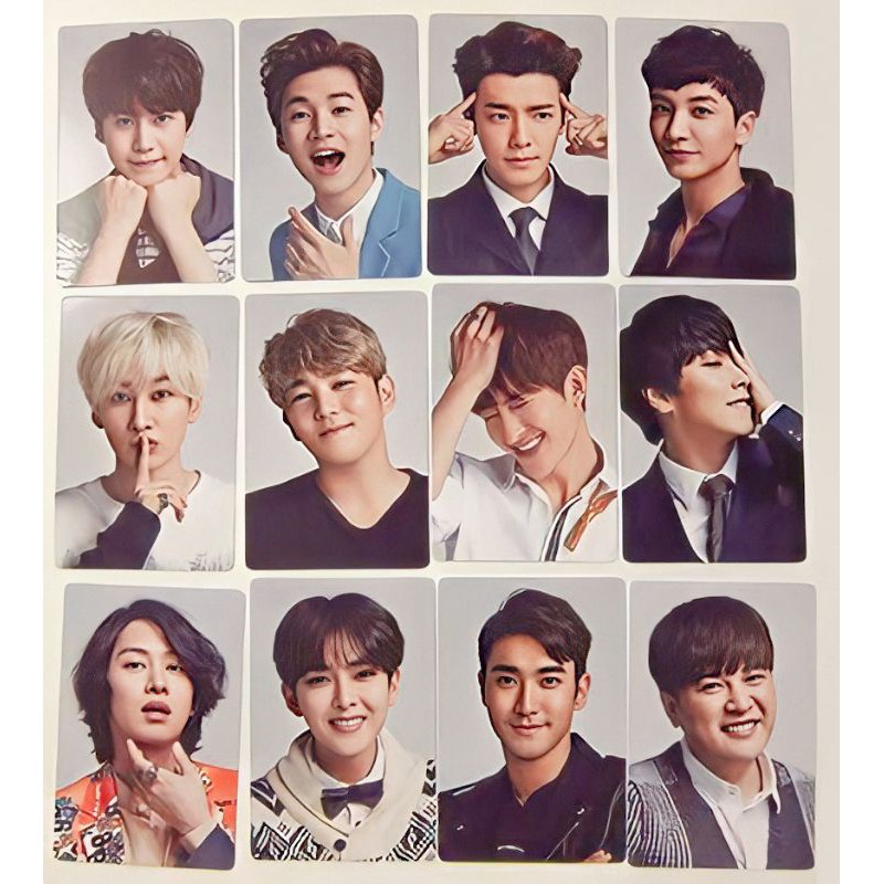 Super Junior Season Greeting 2015 Photocard eunhyuk donghae kyuhyun kangin sungmin shindong henry
