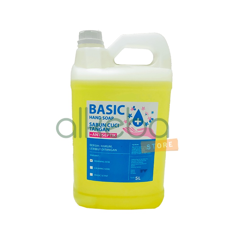 Basic Secret Clean Antiseptic Hand Soap handsoap sabun cuci tangan 5 Liter