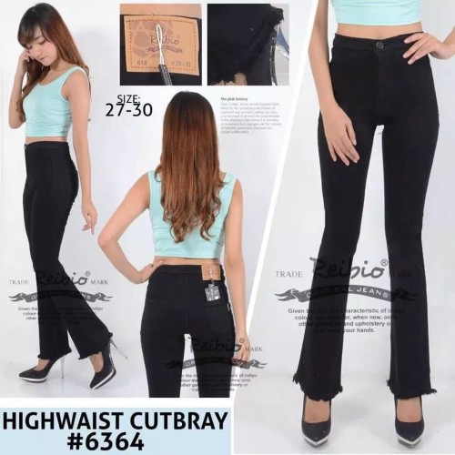 CELANA HIGHWAITS CUTBRAY /Celana Highwaist Cutbray Rumbai